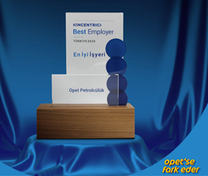 OPET’e Kincentric Best Employers’tan bir kez daha Türkiye’nin En İyi İşyeri Ödülü