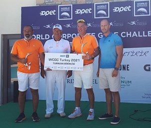 OPET sponsorluğunda düzenlenen Dünya Kurumsal  Golf Turnuvası-Türkiye 2021 şampiyonları belli oldu