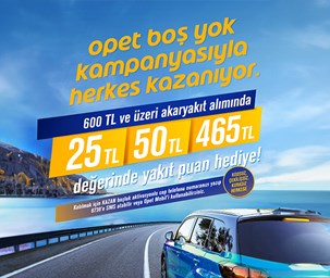 OPET’te “Boş Yok” Kampanyası ile anında  yakıt puan kazanma fırsatı!