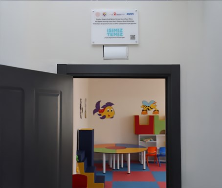 “İşimiz Temiz Projesi” eğitimlerinde  “Çocuk Oyun Odası” desteği