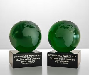 OPET’in ‘Akıllı İstasyon’larına  Green World Awards’ta iki altın ödül birden